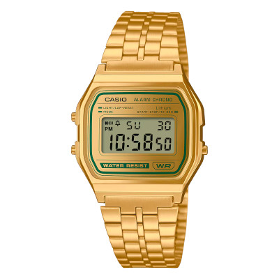 Montre Iconic Green Accent, A158WEGV-9AEF - Casio Vintage