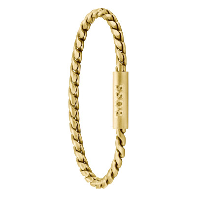 Bracelet Doran Acier Doré, 18 à 19 cm - 1580696 - Boss