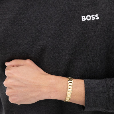 Bracelet Candor Jewelry, Acier Doré, 19 cm - 1580753 - Boss