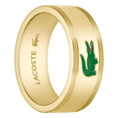 Bague Ruban Confort Arthor, Acier Inoxydable Doré, 6 mm - 2040496H - Lacoste