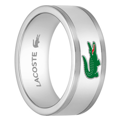 Bague Ruban Confort Arthor, Acier Inoxydable Gris, 6 mm - 2040495J - Lacoste